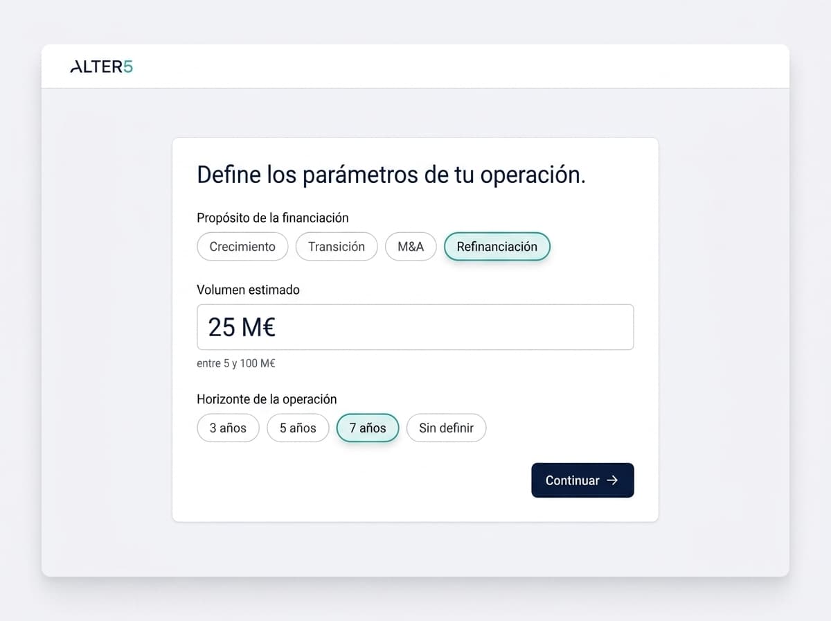 Alex — parameters of the transaction