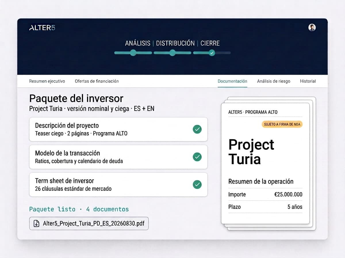 Alex — documentation for lenders